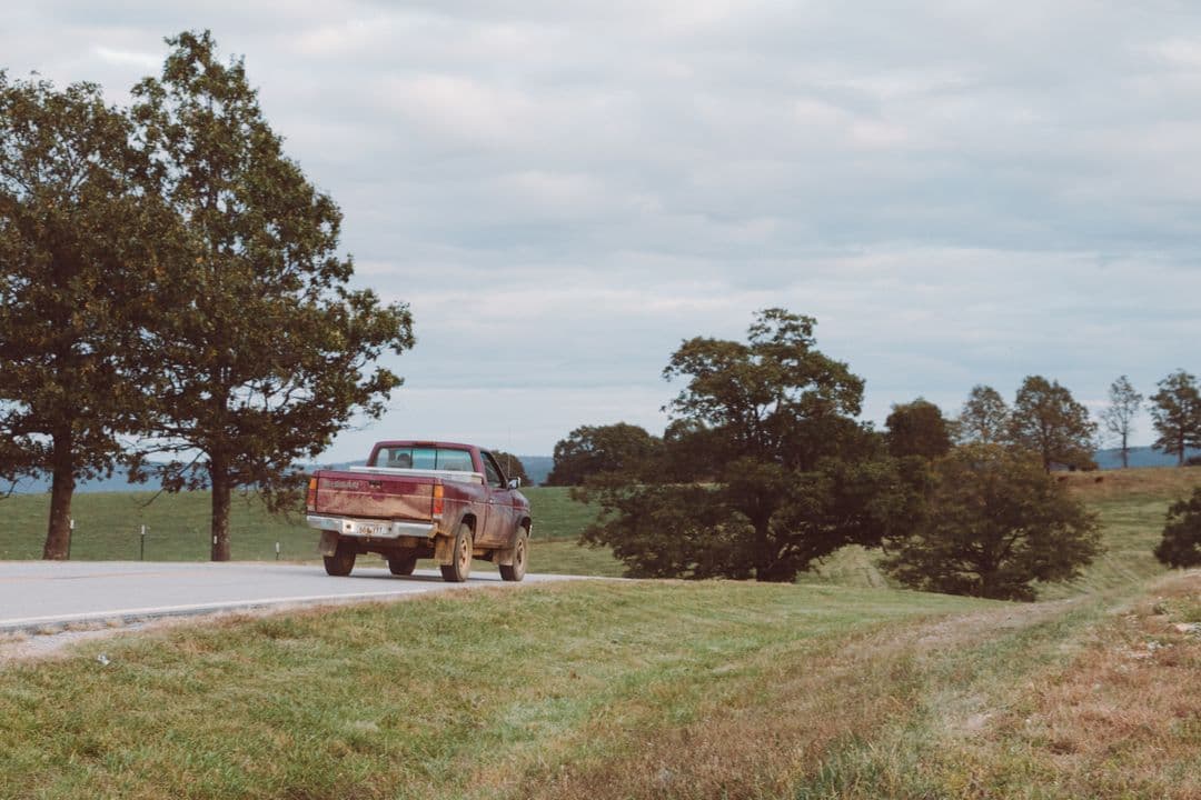 A pickup truck on the road, the kind of hard-working vehicle truck maintenance is built around